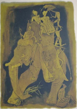 M F Husain Raj-2-7 M F Husain Raj-2-7