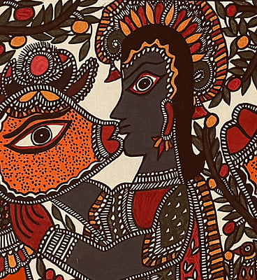 Krishna with cow Krishna with cow